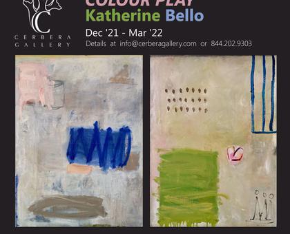 Cerbera Gallery presents: “COLOUR PLAY" | Solo Exhibition by Katherine Bello