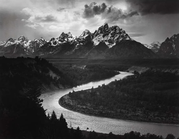 The Grand Tetons and Snake River by Ansel Adams