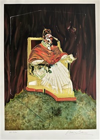 Study for Portrait of Pope Innocent X after..., 1989